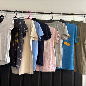 Lot of 10 Wal-Mart Colorful Graphic T-Shirts Collection